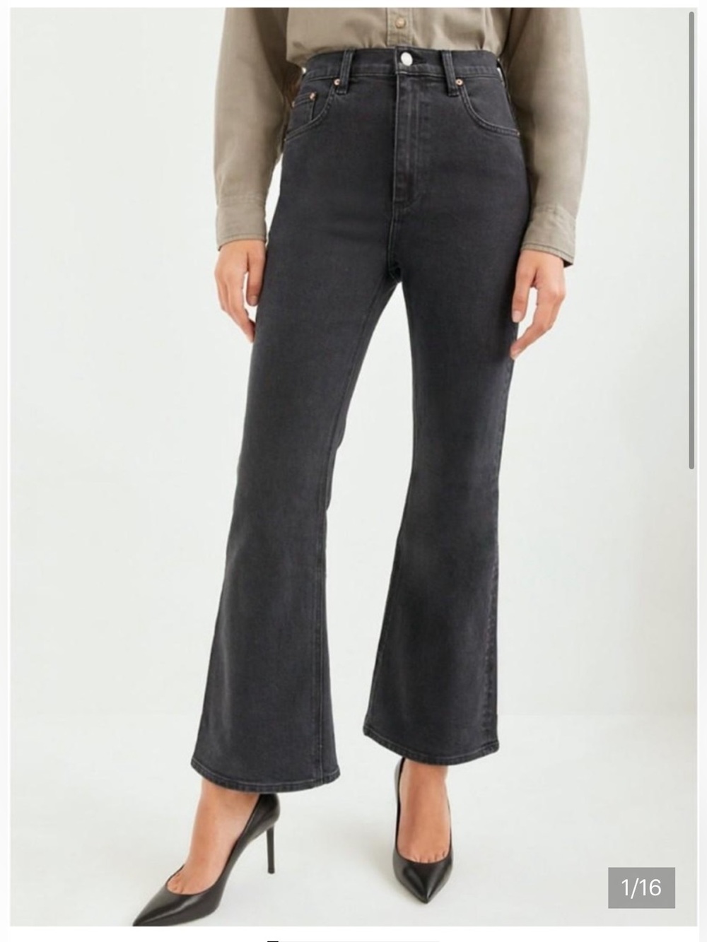 Denim Forum The Twiggy High Rise Flare 30L- 27